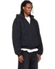 VETEMENTS VETEMENTS Black Puffed Zip Up Hoodie - 2