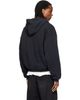 VETEMENTS VETEMENTS Black Puffed Zip Up Hoodie - 3