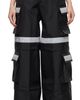 VETEMENTS VETEMENTS Black Reflective Cargo Pants - 1