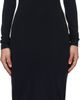 VETEMENTS VETEMENTS Black Ribbed Maxi Dress - 1