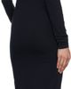 VETEMENTS VETEMENTS Black Ribbed Maxi Dress - 3
