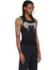VETEMENTS VETEMENTS Black Tattoo Tank Top - 2