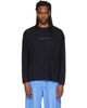 VETEMENTS VETEMENTS Black 'Too Busy To Fuck' Longsleeve T-shirt - 1