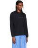VETEMENTS VETEMENTS Black 'Too Busy To Fuck' Longsleeve T-shirt - 2