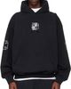 VETEMENTS VETEMENTS Black Triple Biker Cross Logo Hoodie - 1