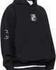 VETEMENTS VETEMENTS Black Triple Biker Cross Logo Hoodie - 2
