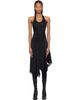 VETEMENTS VETEMENTS Black Twisted Lingerie Midi Dress - 1