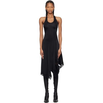 VETEMENTS VETEMENTS Black Twisted Lingerie Midi Dress