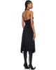 VETEMENTS VETEMENTS Black Twisted Lingerie Midi Dress - 3