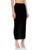 VETEMENTS VETEMENTS Black Velour Front Midi Skirt Leggings - 2