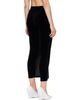 VETEMENTS VETEMENTS Black Velour Front Midi Skirt Leggings - 3