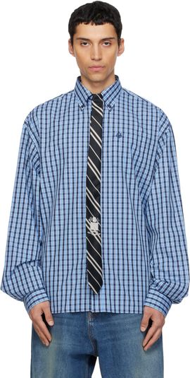 VETEMENTS VETEMENTS Blue & Navy Tie Classic Shirt