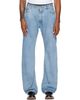 VETEMENTS VETEMENTS Blue & Transparent Back O-Leg Jeans - 1