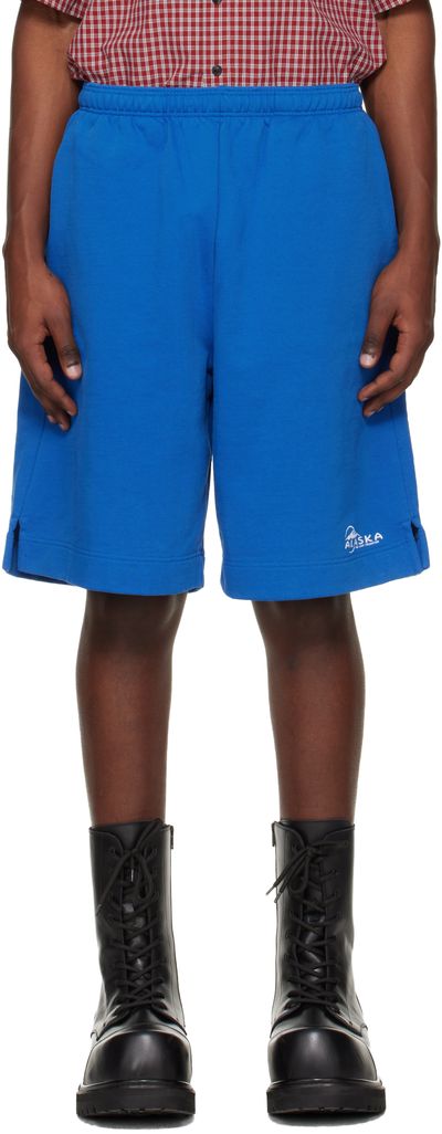 VETEMENTS VETEMENTS Blue 'Alaska' Tourist Shorts