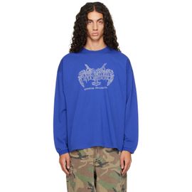 VETEMENTS VETEMENTS Blue 'Antihate' Longsleeve T-shirt