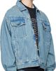 VETEMENTS VETEMENTS Blue Biker Crosses Denim Jacket - 2