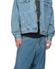 VETEMENTS VETEMENTS Blue Biker Crosses Denim Jacket - 4