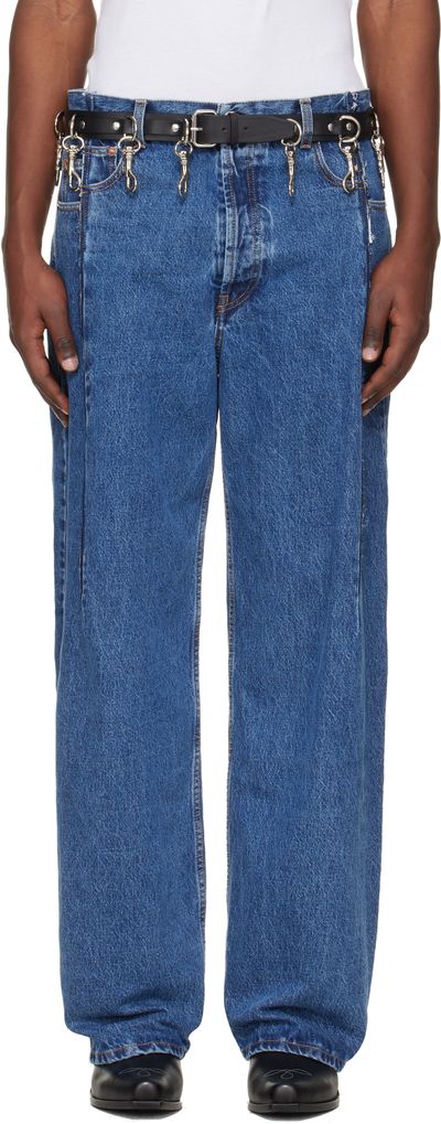 VETEMENTS VETEMENTS Blue Cut Jeans