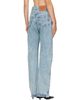 VETEMENTS VETEMENTS Blue Embroidered Logo O-Leg Jeans - 3