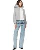 VETEMENTS VETEMENTS Blue Embroidered Logo O-Leg Jeans - 4