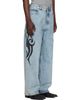 VETEMENTS VETEMENTS Blue Graffiti Baggy Jeans - 2