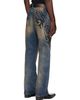 VETEMENTS VETEMENTS Blue Graffiti O-Leg Jeans - 3