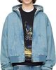 VETEMENTS VETEMENTS Blue Hooded Workwear Denim Jacket - 1