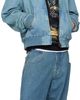 VETEMENTS VETEMENTS Blue Hooded Workwear Denim Jacket - 4