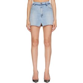 VETEMENTS VETEMENTS Blue Reworked Denim Miniskirt