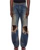 VETEMENTS VETEMENTS Blue Ripped O-Leg Jeans - 1