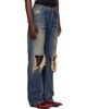 VETEMENTS VETEMENTS Blue Ripped O-Leg Jeans - 2