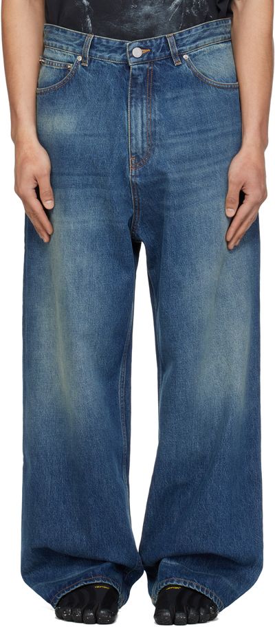 VETEMENTS VETEMENTS Blue Washed Baggy Jeans