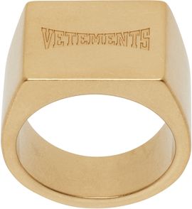 VETEMENTS VETEMENTS Boxing Logo Signet Ring