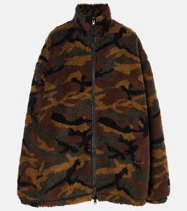 Vetements Vetements Camo fleece jacket