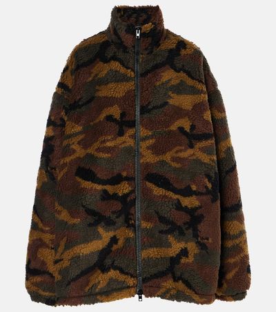 Vetements Vetements Camo fleece jacket