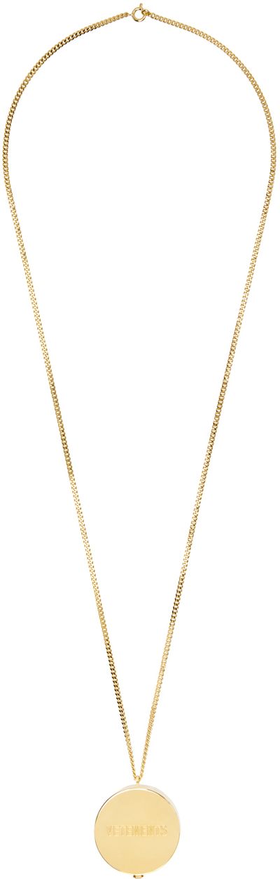 VETEMENTS VETEMENTS Gold Pendant Necklace