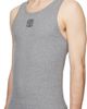 VETEMENTS VETEMENTS Gray Biker Cross Logo Tank Top - 4