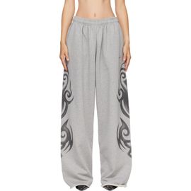 VETEMENTS VETEMENTS Gray Graffiti Printed Sweatpants