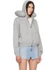 VETEMENTS VETEMENTS Gray Neck Pillow Fitted Zip Up Hoodie - 2