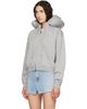 VETEMENTS VETEMENTS Gray Neck Pillow Fitted Zip Up Hoodie - 4