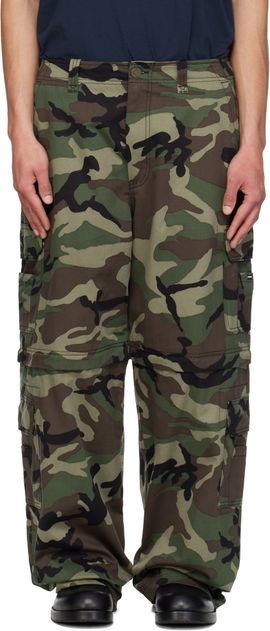 VETEMENTS VETEMENTS Green Camo Cargo Pants