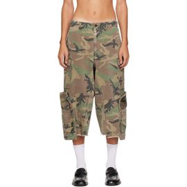 VETEMENTS VETEMENTS Khaki 3/4 Merged Cargo Pants