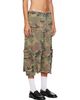 VETEMENTS VETEMENTS Khaki 3/4 Merged Cargo Pants - 2