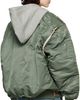 VETEMENTS VETEMENTS Khaki Alpha Industries Edition Attached Hood Bomber Jacket - 3
