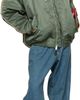 VETEMENTS VETEMENTS Khaki Alpha Industries Edition Attached Hood Bomber Jacket - 4