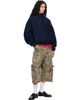 VETEMENTS VETEMENTS Navy Embroidered Metal Logo Fleece Jacket - 4