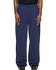 VETEMENTS VETEMENTS Navy Pinched Cut-Up Sweatpants - 1