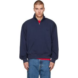 VETEMENTS VETEMENTS Navy Quarter-Zip Sweatshirt