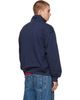 VETEMENTS VETEMENTS Navy Quarter-Zip Sweatshirt - 3