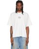 VETEMENTS VETEMENTS Off-White Biker Cross Logo Boxy T-shirt - 1